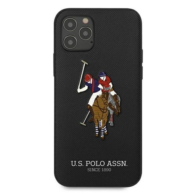 US Polo USHCP12LPUGFLBK iPhone 12 Pro Max 6.7  black/black Polo Embroidery Collection 2
