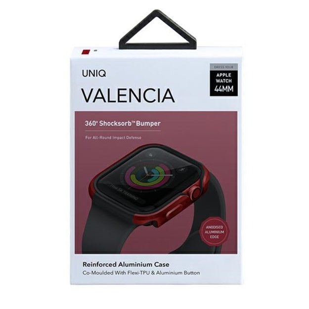 Uniq Valencia case for Apple Watch 4 / 5 / 6 / SE 44mm - red 1