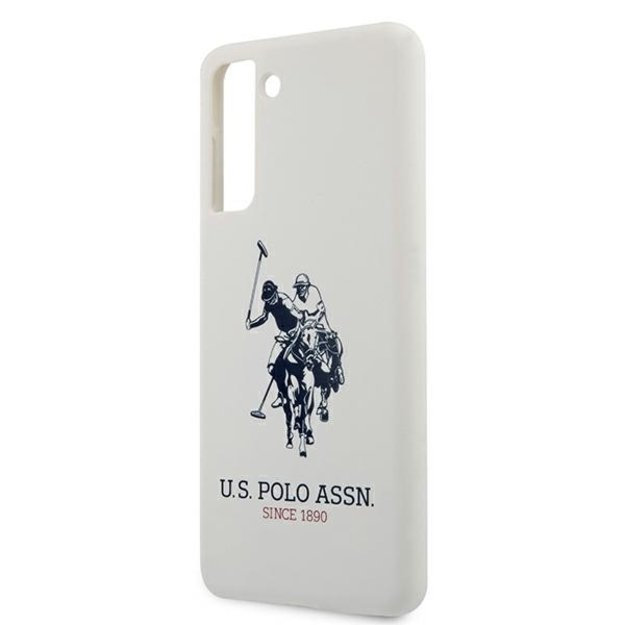 US Polo USHCS21MSLHRWH S21+ G996 biały/white Silicone Logo 5