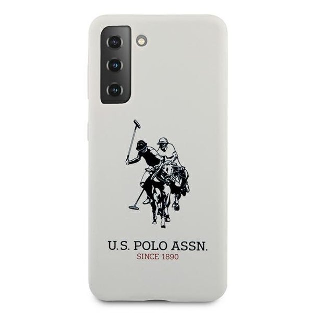 US Polo USHCS21MSLHRWH S21+ G996 biały/white Silicone Logo 2