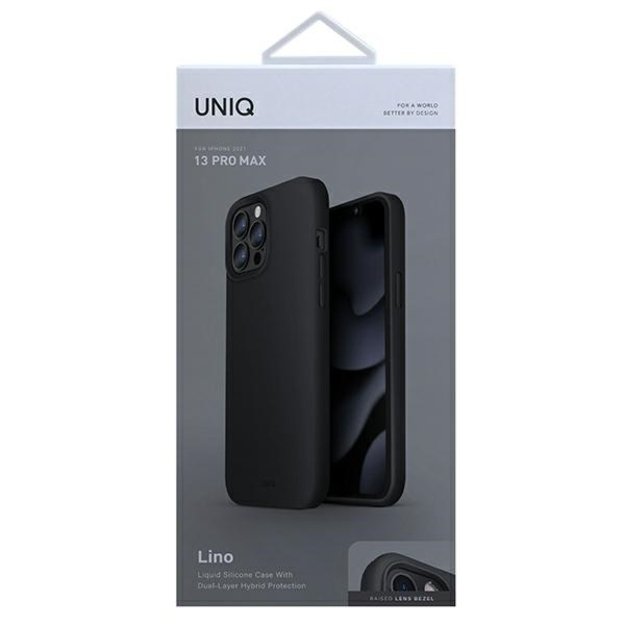 Uniq Lino case for iPhone 13 Pro Max - black 5