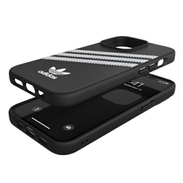 Adidas OR Molded Case PU for iPhone 13 Pro / iPhone 13 - Black and White 5