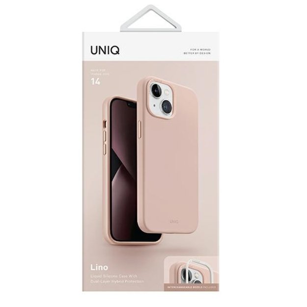 Uniq Lino case for iPhone 14 - pink 6