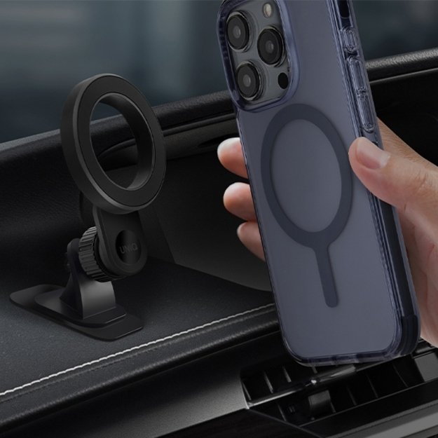 Uniq Trelix Car magnetic dashboard holder - black 5