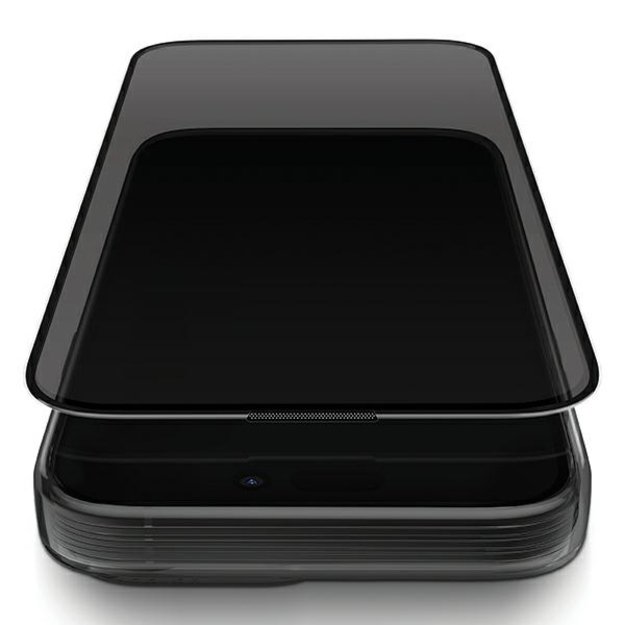 Uniq Optix Privacy Tempered Glass for iPhone 15/14 Pro with Applicator 3