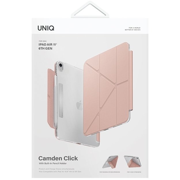 Uniq Camden Click case for iPad Air 11&quot  2024 - pink 9