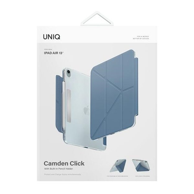 Uniq Camden Click Case for iPad Air 13&quot  (2024) - Blue 9