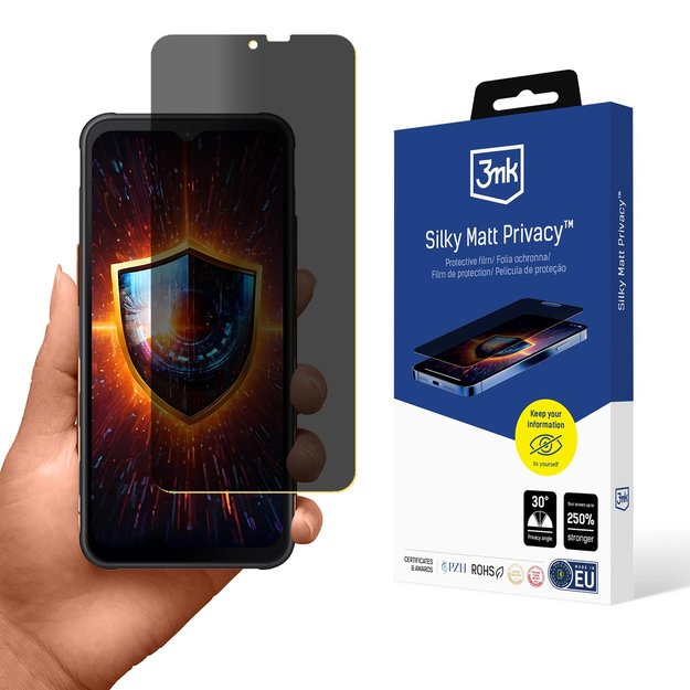 3mk Silky Matt Privacy Privacy Screen Protector for Samsung Galaxy XCover 7