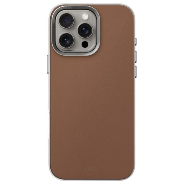 Uniq Lyden DS iPhone 16 Pro 6.3&quot  Magclick Charging Case Caramel/Caramel-Ivory 1