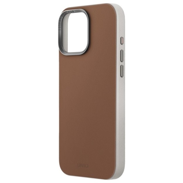Uniq Lyden DS iPhone 16 Pro 6.3&quot  Magclick Charging Case Caramel/Caramel-Ivory 2
