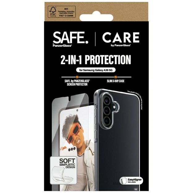 CARE by PanzerGlass Fashion 2in1 Case + Glass for Samsung Galaxy A36 5G 3