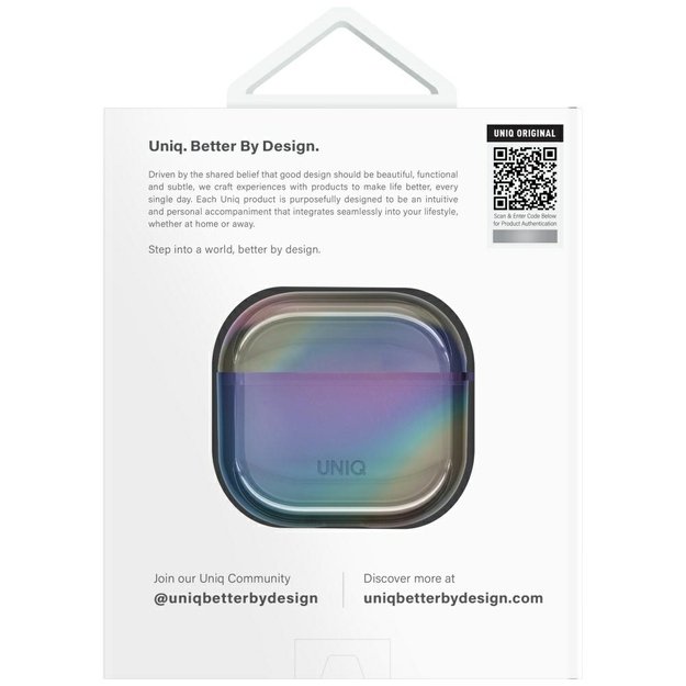 Uniq Iridescia AirPods 4 Hang Case - Holo Multicolor 4