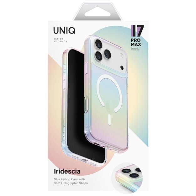 Uniq Iridescia Case for iPhone 17 Pro Max Magclick Charging - Multicolor 5