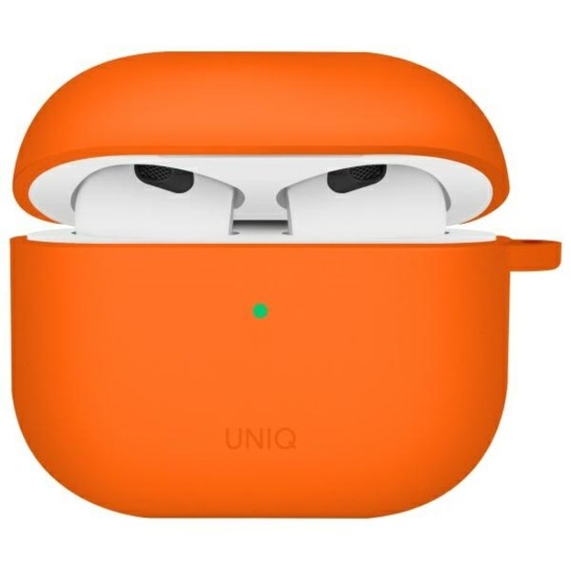 Uniq Nexo AirPods 4 + Ear Hooks Silicone case - orange