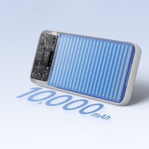 Powerbank Baseus Lipow 10000mAh 22,5W z dwoma wbudowanymi kablami (z kablem Baseus Simple USB-A - USB-C 3A 20cm) - biały 13