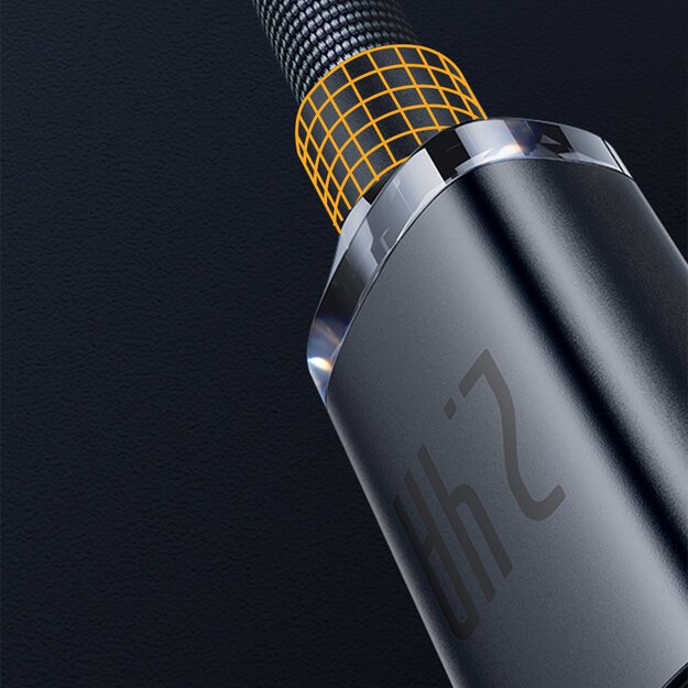 Baseus Crystal Shine Series cable USB cable for fast charging and data transfer USB Type A - Lightning 2.4A 2m black (CAJY000101) 13