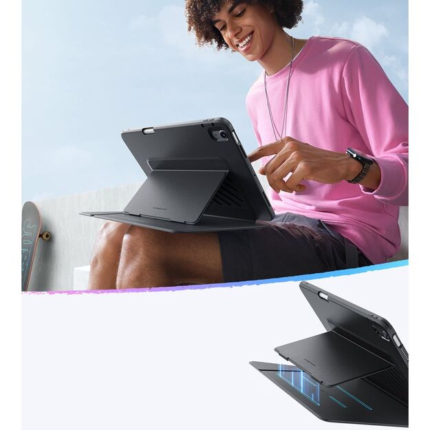 ESR Flip Hybrid Case for iPad 10.9  2020-2022 (4th / 5th gen.) / 11  2024-2025 (6th / 7th gen.) - Black 3