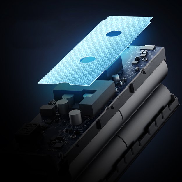 Powerbank Cuktech CUKP200XGLGR 100W 20000mAh 2 x USB-C 1 x USB-A - gray 7