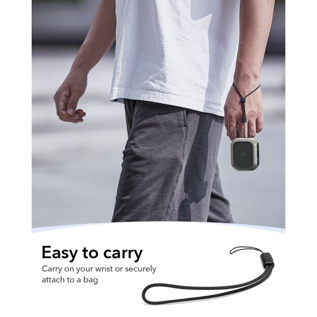 ESR Orbit HaloLock MagSafe Case for AirPods Pro 3 - Gray &amp  Black 6