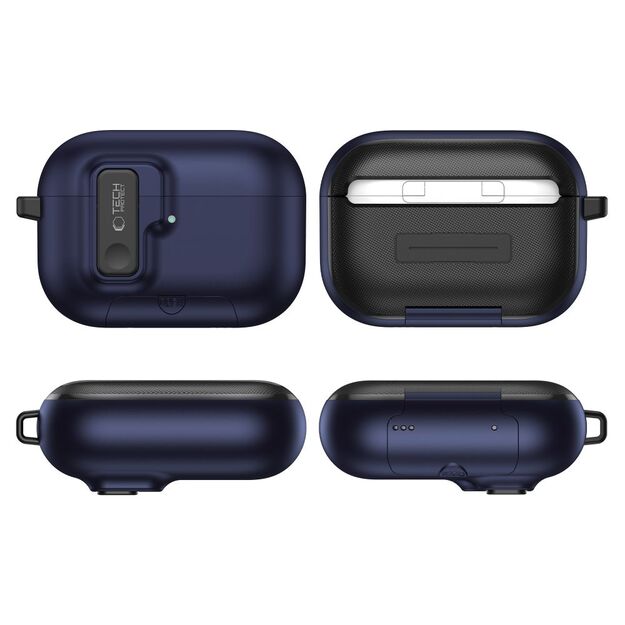 Tech-Protect Slim Hook Case for AirPods Pro 3 - Navy Blue 3