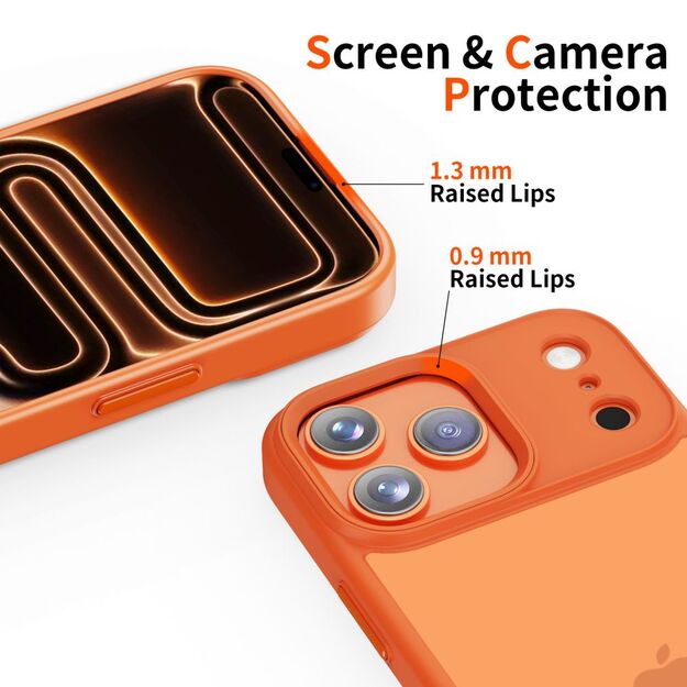 Tech-Protect MagMat Case for iPhone 17 Pro Max - Orange 3