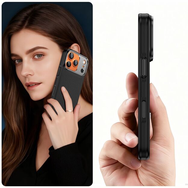 Tech-Protect Kevlar Aramid MagSafe case for iPhone 17 Pro Max - black 5