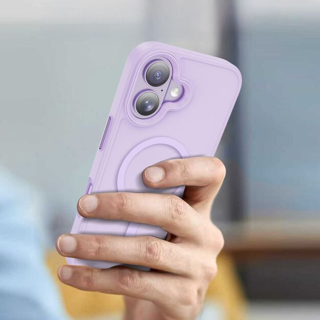 Tech-Protect MagMat MagSafe Case for iPhone 17 - Purple 4