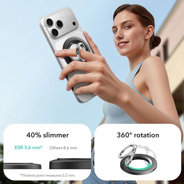 ESR Magnetic HaloLock MagSafe Phone Holder - Black 2