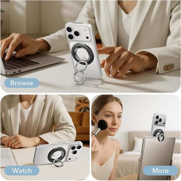 ESR Magnetic HaloLock MagSafe Phone Holder - Black 1