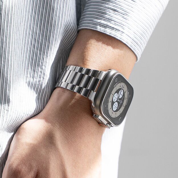 Ringke Metal One Air Bracelet for Apple Watch 8 / 9 / 10 / 11 / SE / Ultra (44 / 45 / 46 / 49 mm) - Silver 3