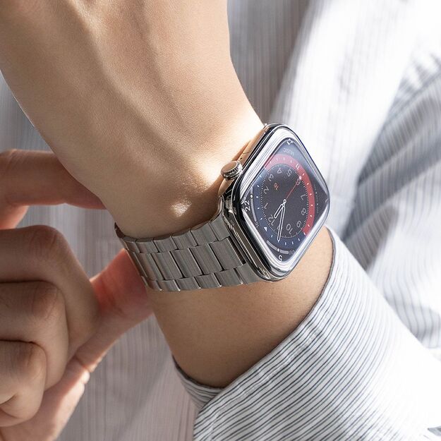 Ringke Metal One Air Bracelet for Apple Watch 8 / 9 / 10 / 11 / SE / Ultra (44 / 45 / 46 / 49 mm) - Silver 4