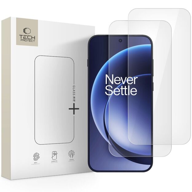 Tech-Protect Glass Fit+ 2-pack tempered glass for OnePlus 15
