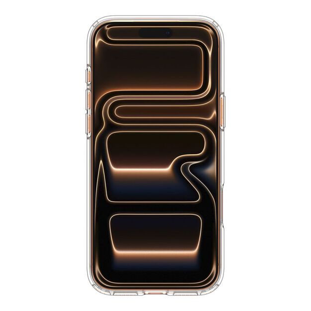 Spigen Ultra Hybrid MagSafe Case for iPhone 17 Pro Max - Clear Orange 2