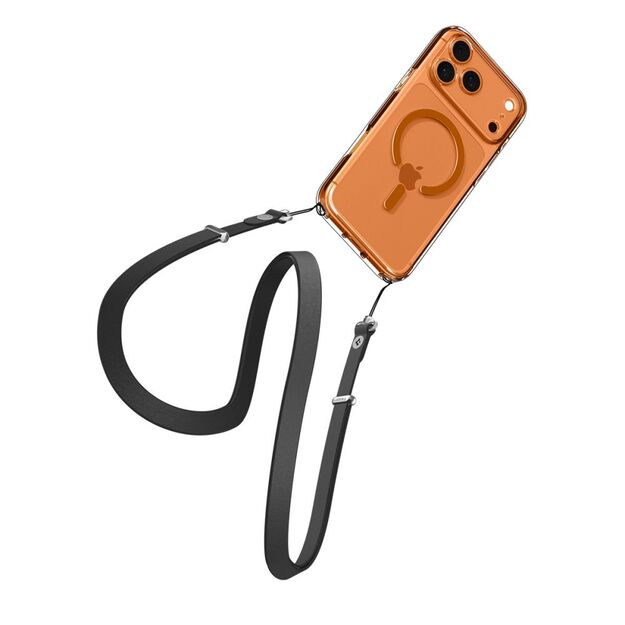 Spigen Ultra Hybrid MagSafe Case for iPhone 17 Pro Max - Clear Orange 7