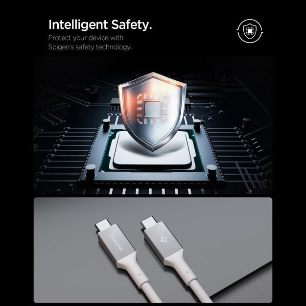 Spigen EB24012CC USB-C Cable 240W 120cm - White 6