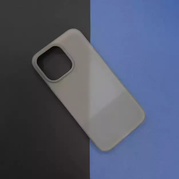 Kingxbar Plain Series case cover for iPhone 13 Pro Max silicone case gray 14