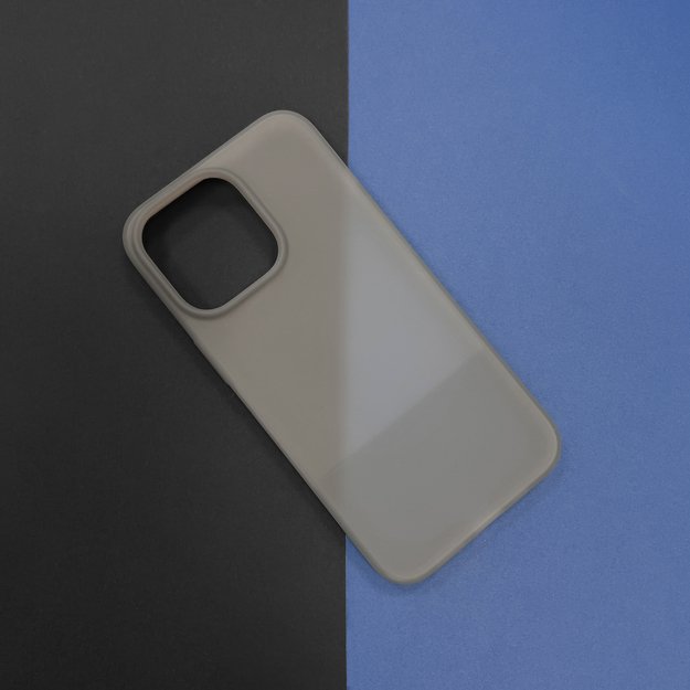 Kingxbar Plain Series case cover for iPhone 13 Pro Max silicone case gray 1