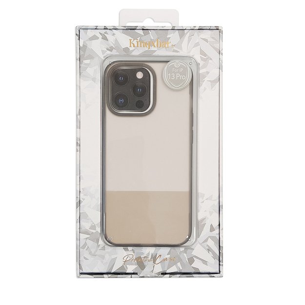 Kingxbar Plain Series case cover for iPhone 13 Pro Max silicone case gray 4