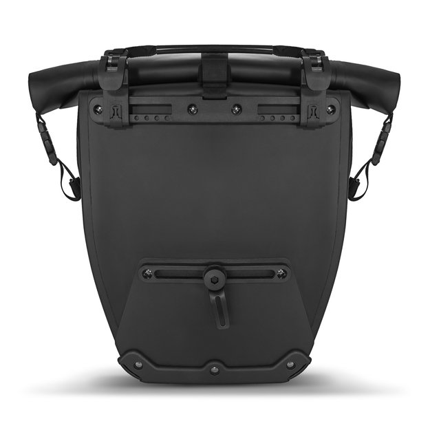 Wozinsky waterproof bicycle bag trunk pannier 25l black (WBB24BK) 25