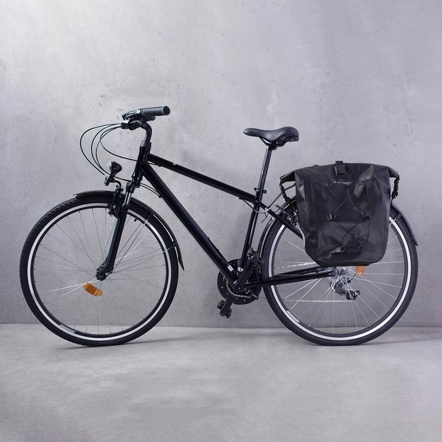 Wozinsky waterproof bicycle bag trunk pannier 25l black (WBB24BK) 29