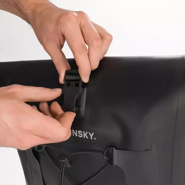 Wozinsky waterproof bicycle bag trunk pannier 25l black (WBB24BK) 11