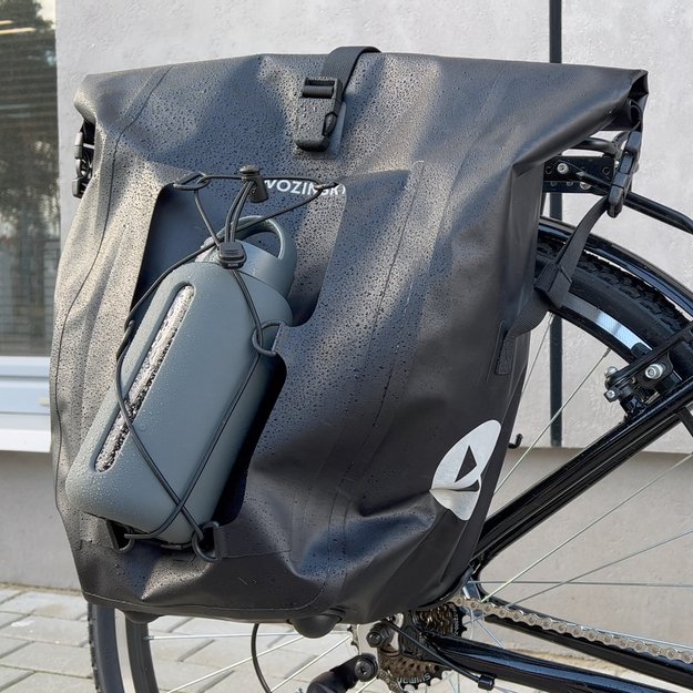 Wozinsky waterproof bicycle bag trunk pannier 25l black (WBB24BK) 37