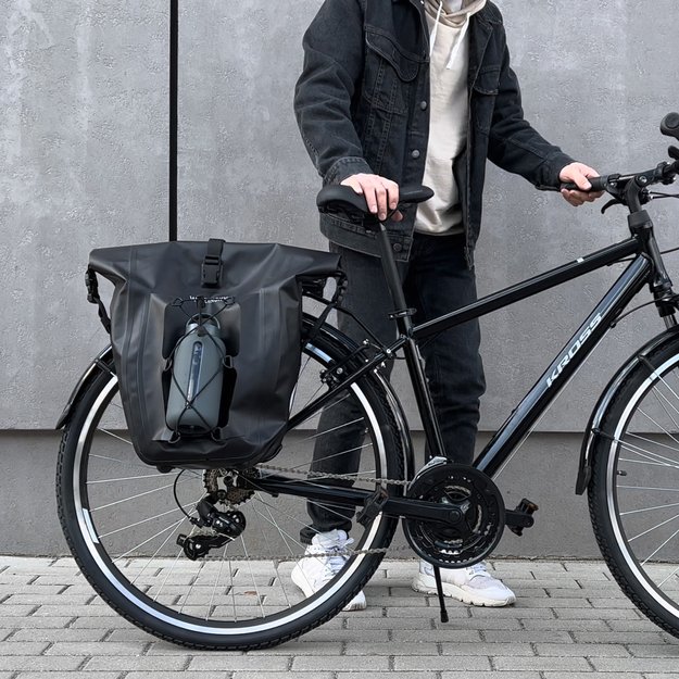 Wozinsky waterproof bicycle bag trunk pannier 25l black (WBB24BK) 38