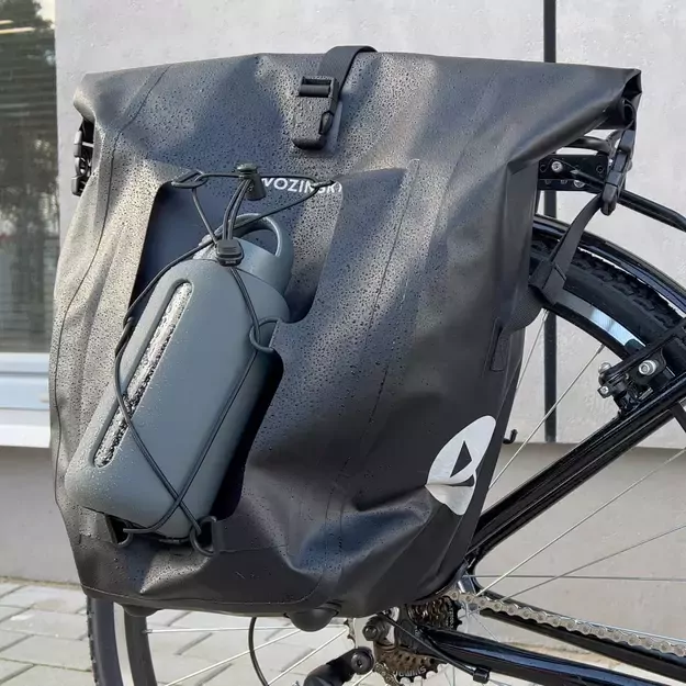 Wozinsky waterproof bicycle bag trunk pannier 25l black (WBB24BK) 15