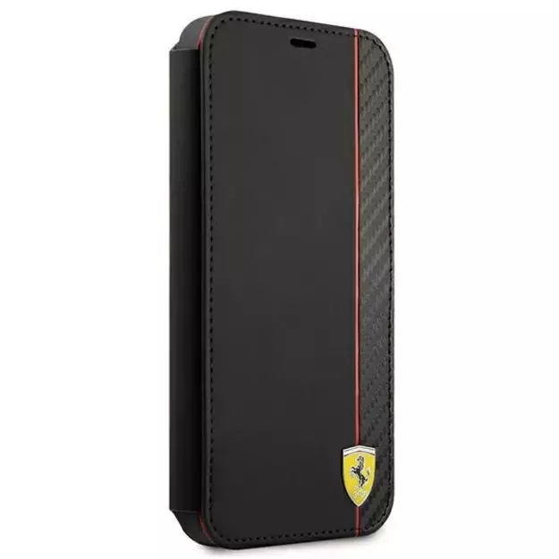 Ferrari FESAXFLBKP13SBK iPhone 13 mini 5.4&quot  black/black book On Track Carbon Stripe 8
