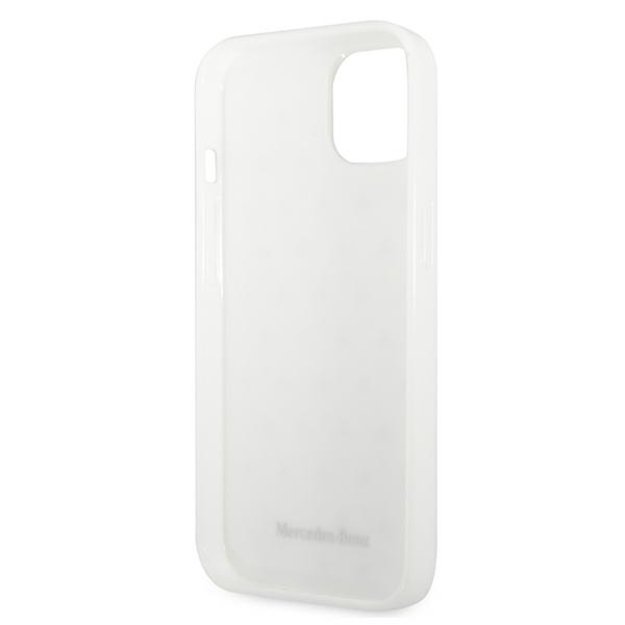 Mercedes MEHCP13SESPWH iPhone 13 mini 5,4  biały/white hardcase Silver Stars Pattern 13