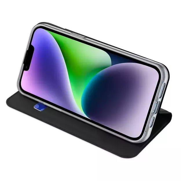 Dux Ducis Skin Pro Wallet Case for iPhone 15 Plus - Black 4