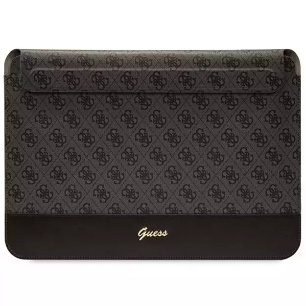 Guess 4G Stripe Metal Logo case for 14&quot  laptop - black