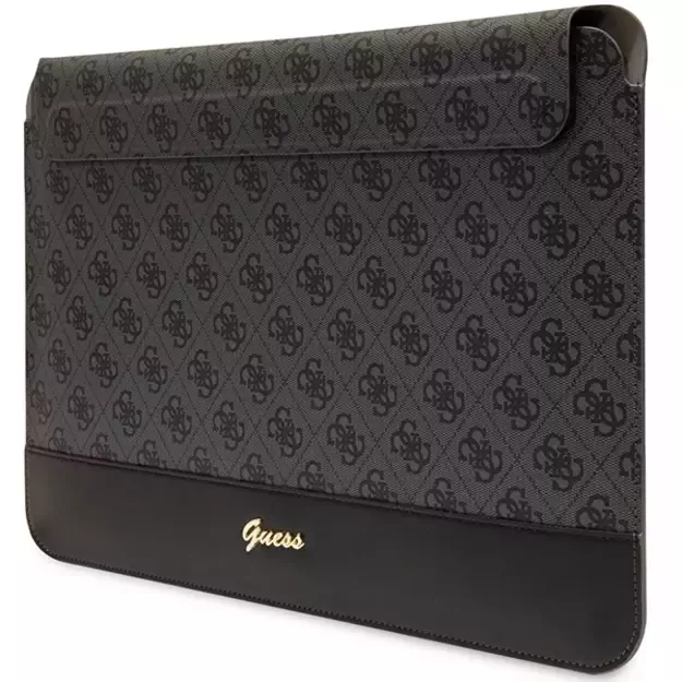 Guess 4G Stripe Metal Logo case for 14&quot  laptop - black 4