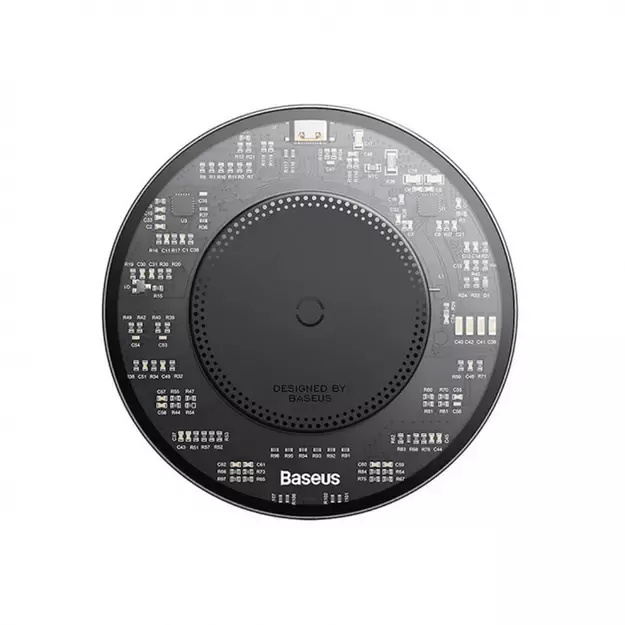 Baseus BS-W530 15W induction charger + USB C cable - USB C 24W 1m - black 1